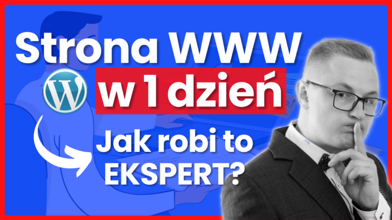 Strona WWW w 1 dzień – Jak robi to ekspert? Obejrzyj, zanim stworzysz własną stronę WWW – Ekspert o najczęstszych błędach – Dariusz Pichalski – Transkrypcja podcastu